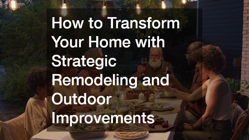 How to Transform Your Home with Strategic Remodeling and Outdoor Improvements