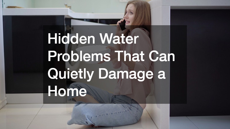 Hidden Water Problems That Can Quietly Damage a Home